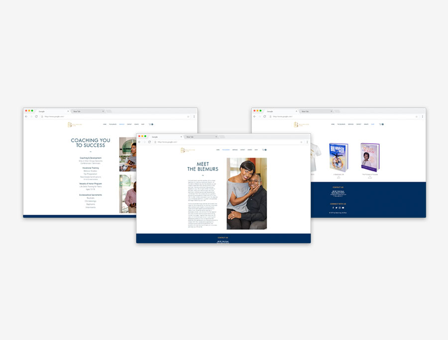 Balancing Life website design