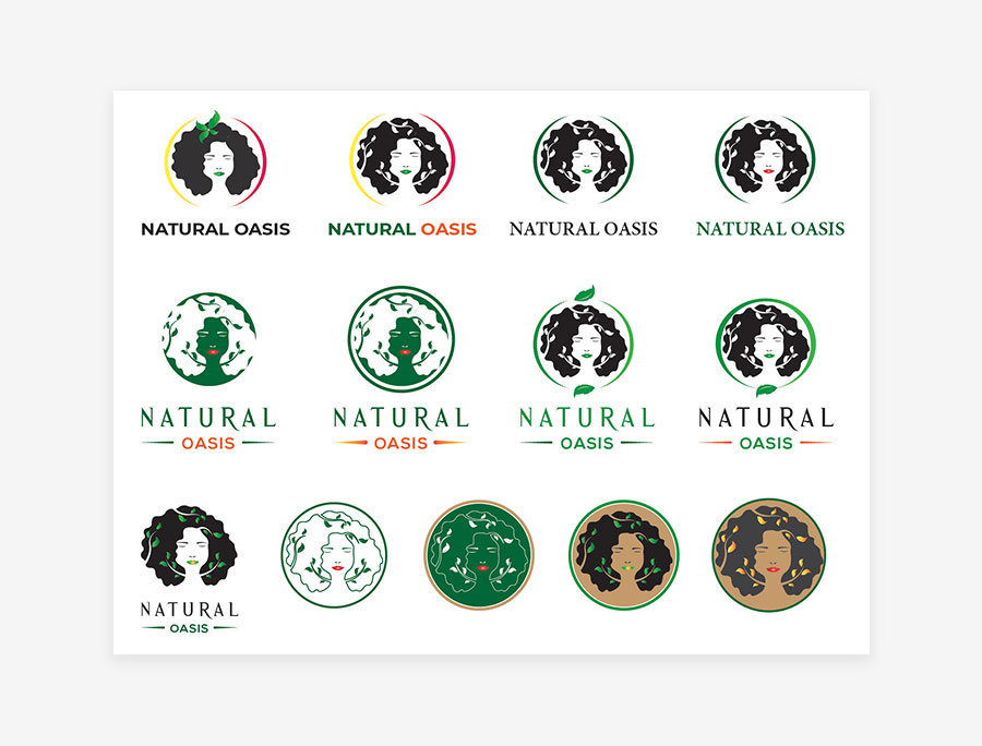 Natural Oasis logo design
