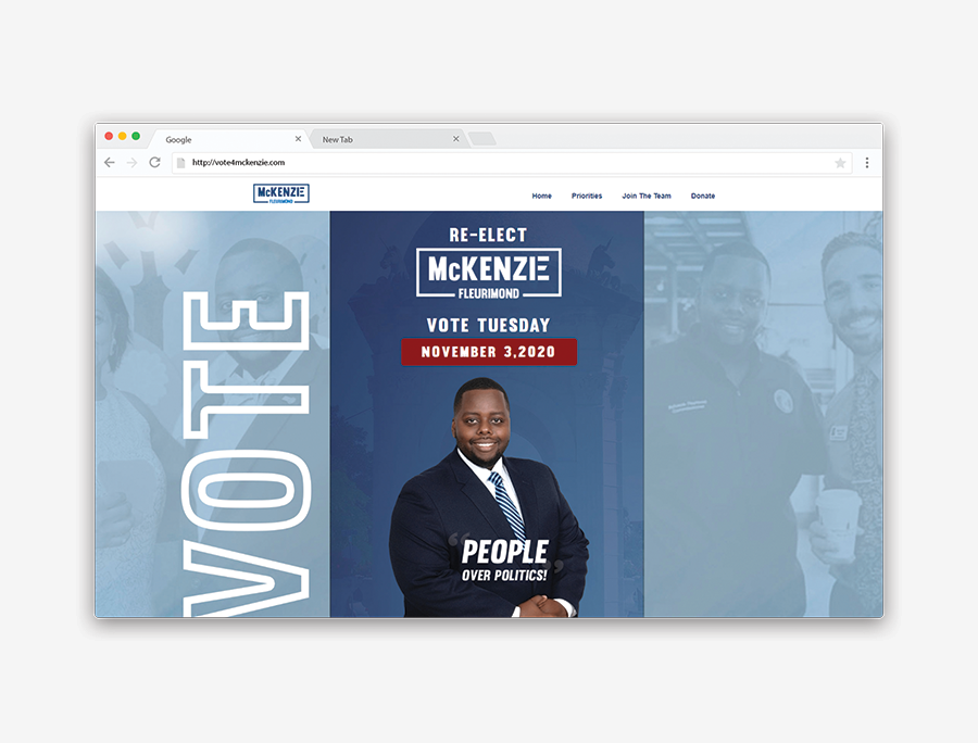 Vote 4 McKenzie campaign website